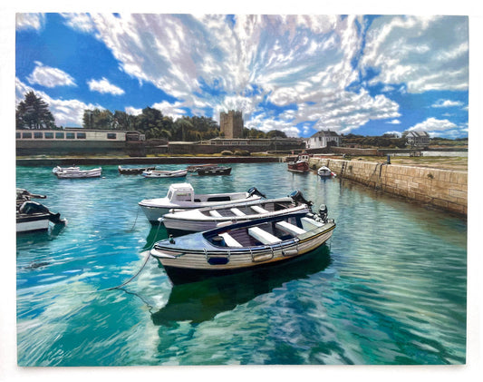 Here is my latest work of art ‘Bullock Harbour, Dalkey